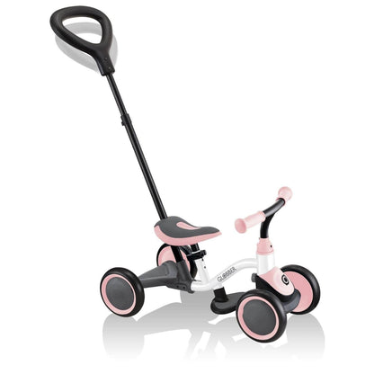 Introducing Globber Learning Bike 3 in 1 Pink Balance Quad with SKU 823821023 recommended for ages + 12 months