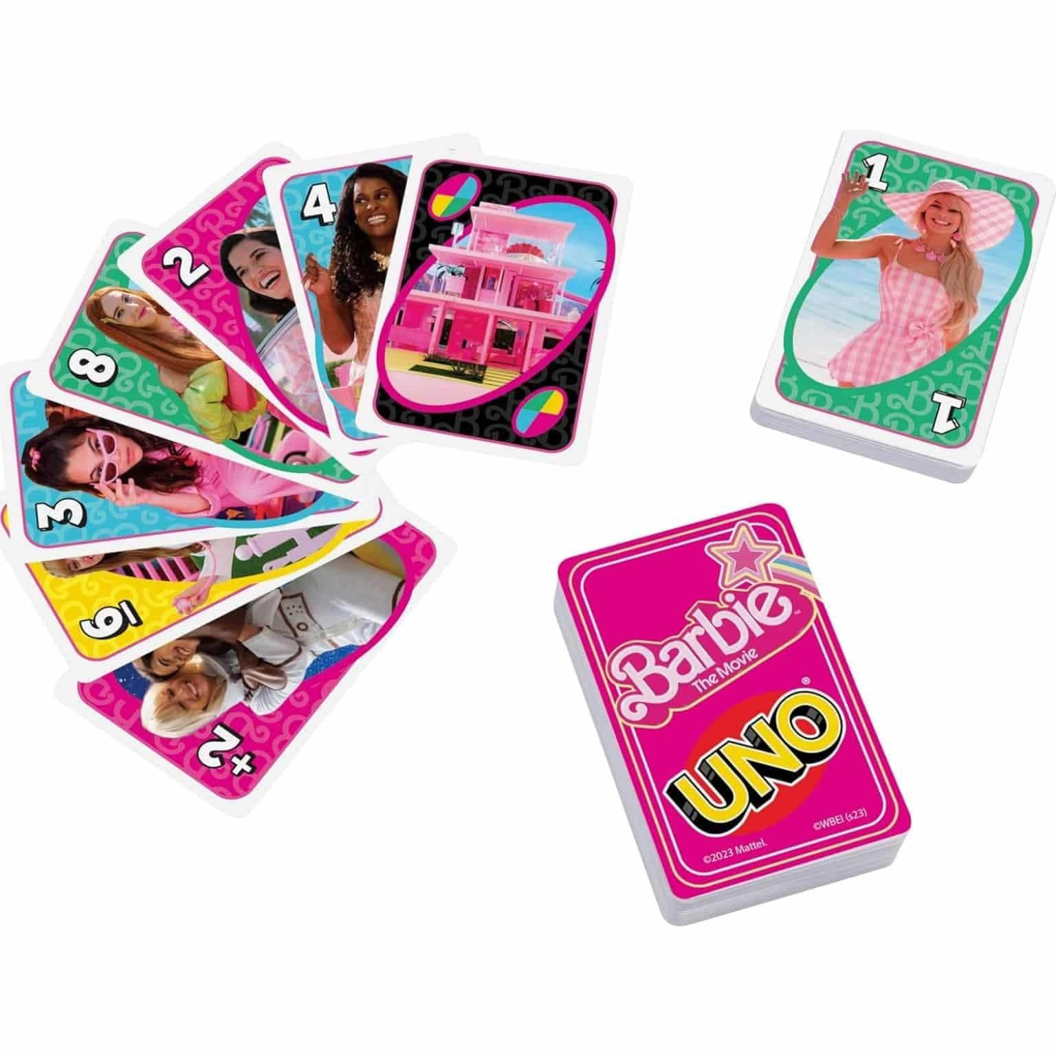 Apresentamos Uno Barbie The Movie com o SKU 231708423 recomendado para + 7 anos