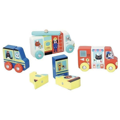 Introducing Magnetic Vehicles - Emergency Vehicles with SKU 26760423 recommended for ages 2+