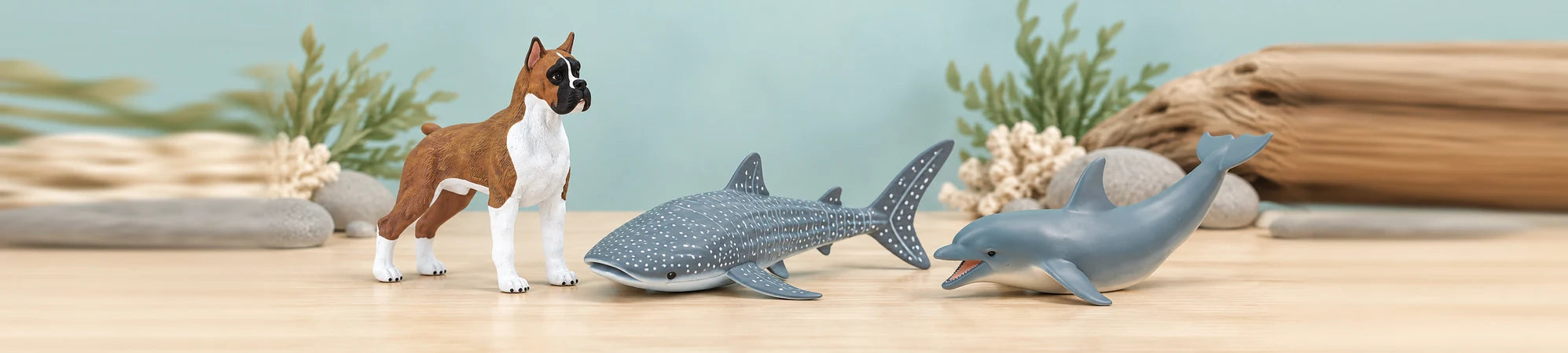 A selection of toys from the Animal World collection