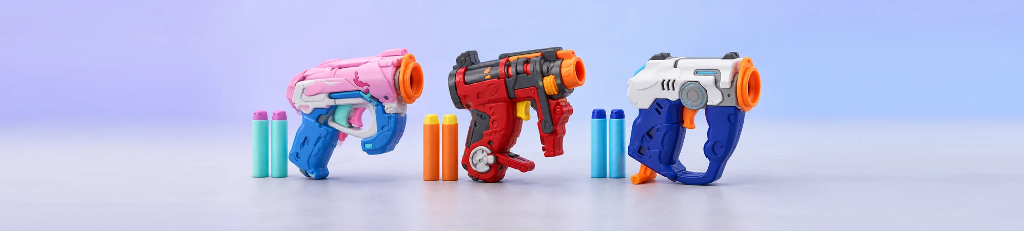 A selection of toys from the Overwatch collection