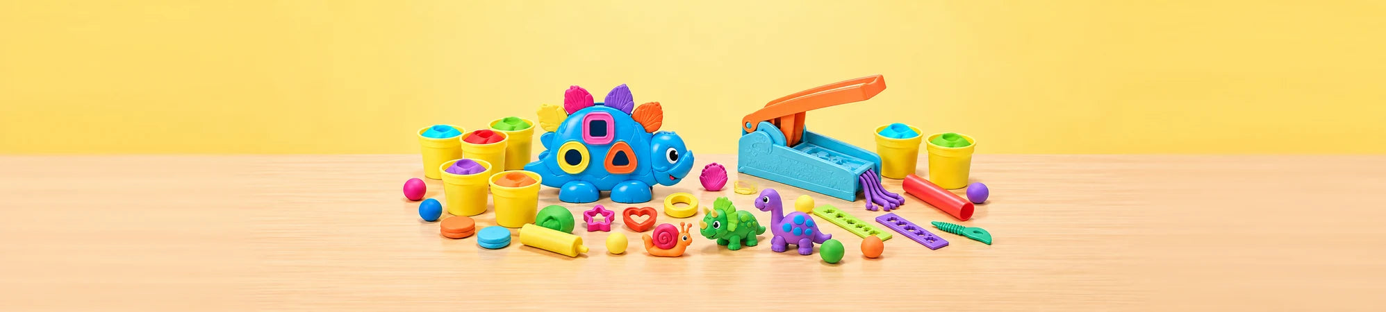 A selection of toys from the Play-Doh collection